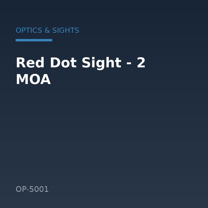 Red Dot Sight - 2 MOA