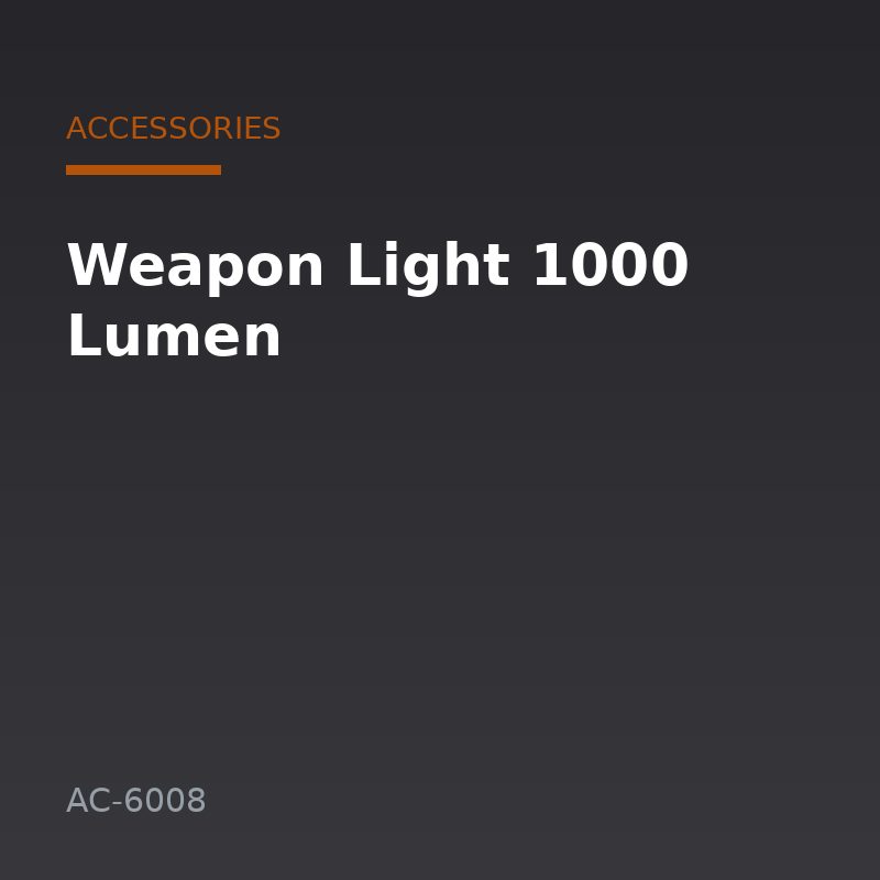 Weapon Light 1000 Lumen