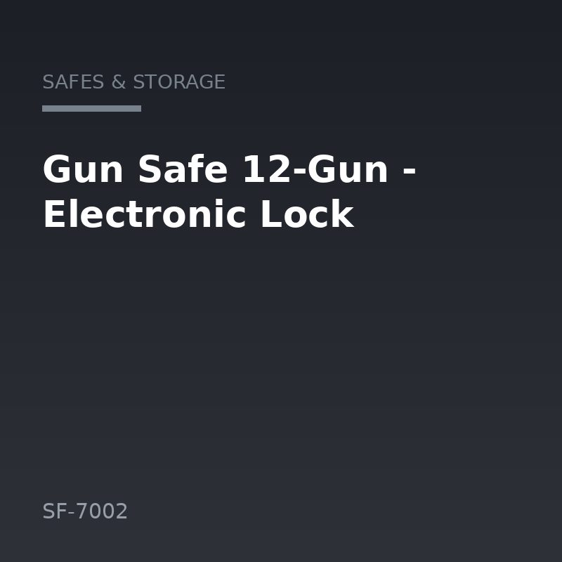 Gun Safe 12-Gun - Electronic Lock