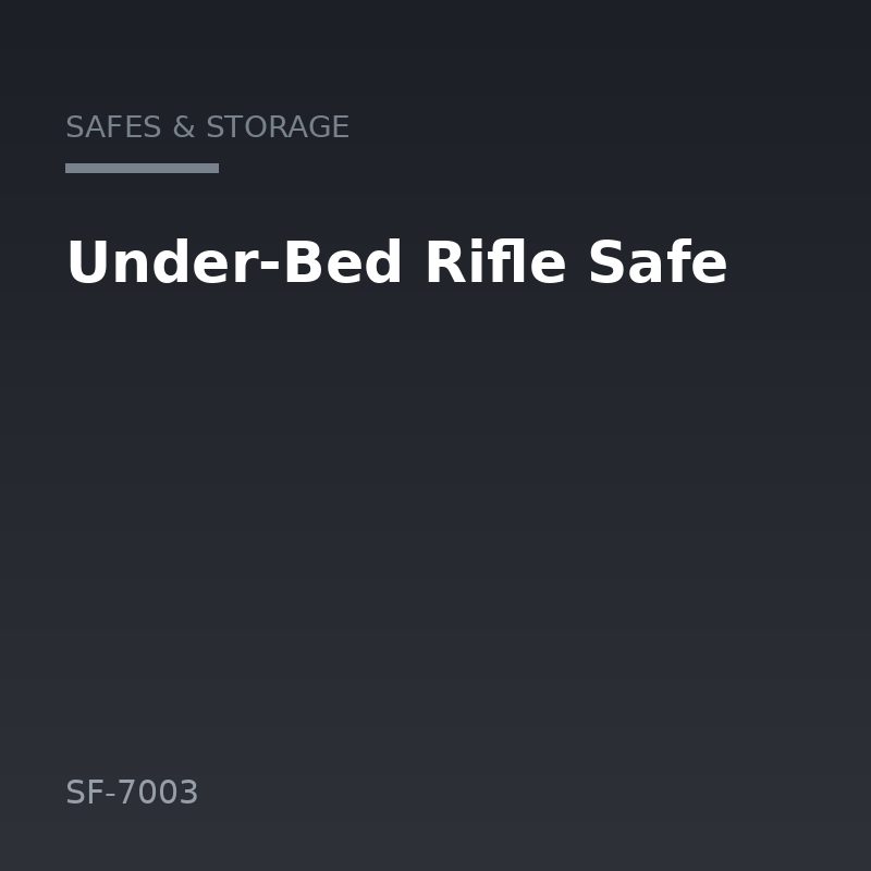 Under-Bed Rifle Safe