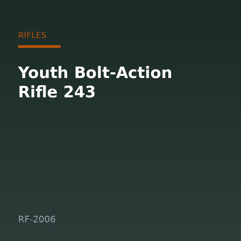 Youth Bolt-Action Rifle 243