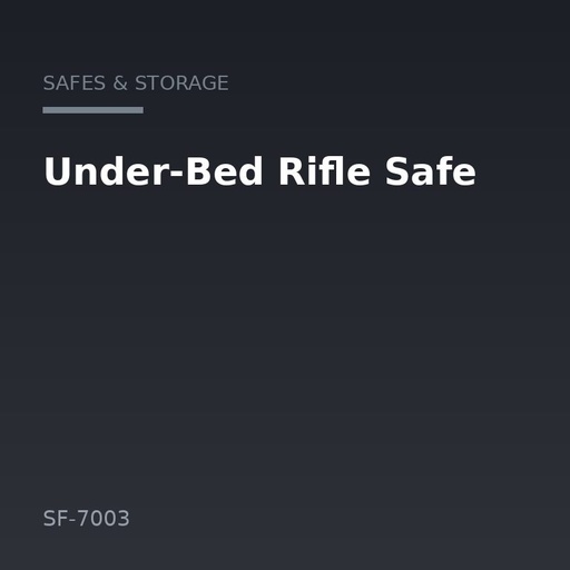 [SF-7003] Under-Bed Rifle Safe