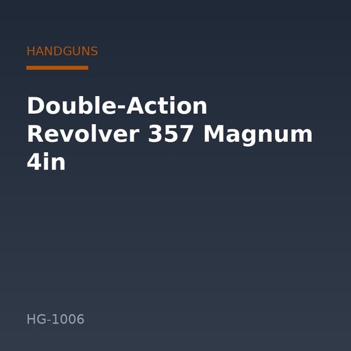 [HG-1006] Double-Action Revolver 357 Magnum 4in